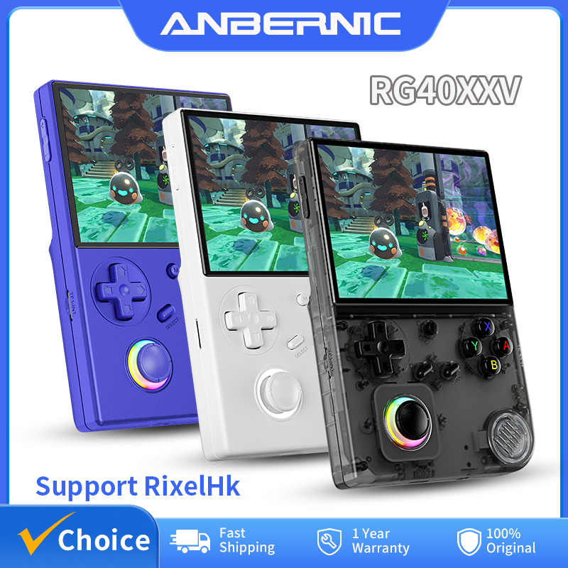Retro Gaming Hub - ANBERNIC RG40XXV Retro Handheld-Spielekonsole 4'' IPS-Bildschirm