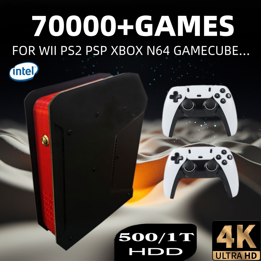 Retro Gaming Windows - X4 Retro-Videospielkonsole mit 1T Dual-System und