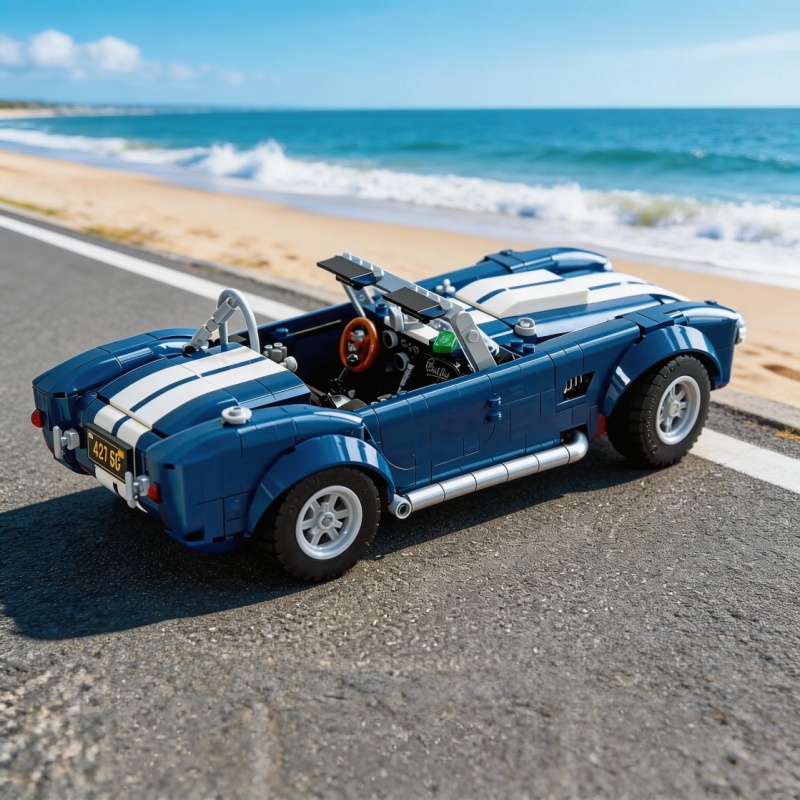 Retro Gaming Lego - 1241 Teile Shelby Cobra Sportwagen Modellbausatz