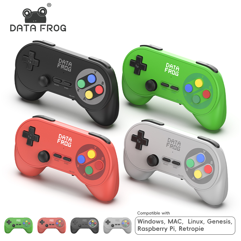 Retro Pc Gaming - Data Frog PC07 Kabelloser Retro-Spielcontroller mit