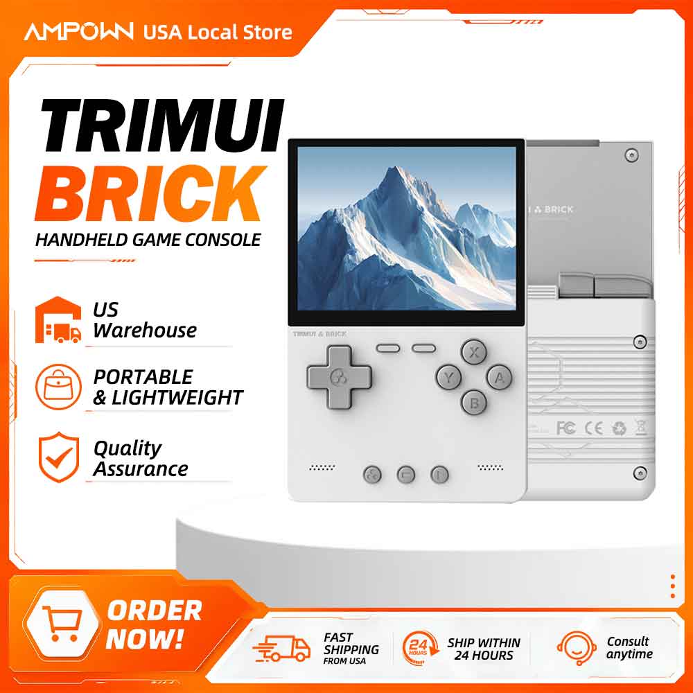 Retro Gaming Usb - TRIMUI BRICK Handheld-Spielekonsole 3,2'' IPS-Bildschirm Linux
