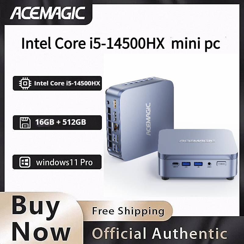 Retro Pc Gaming - ACEMAGIC Intel Core I5-14500HX Mini-PC 32GB