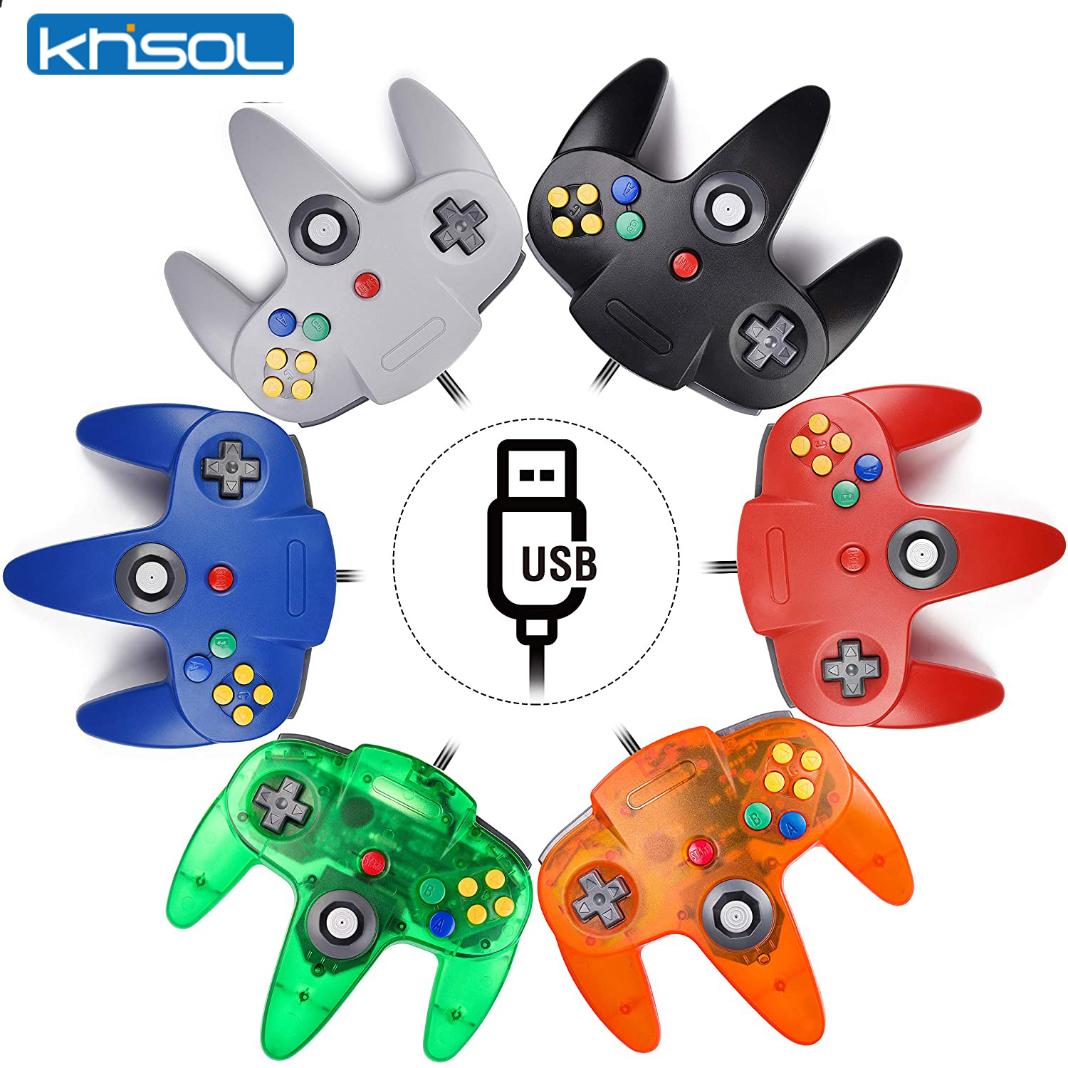 Retro Pc Gaming - N64 Controller Klassische USB Wired Remote