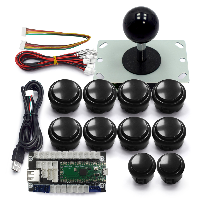 Retro Pc Gaming - Copy Sanwa Arcade-Spiel DIY-Kit 8-Wege-Joystick Drucktasten