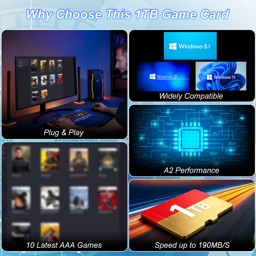 JMachen 1TB Spiele-TF-Karte mi – Retro Gaming Windows Bewertung und Preis