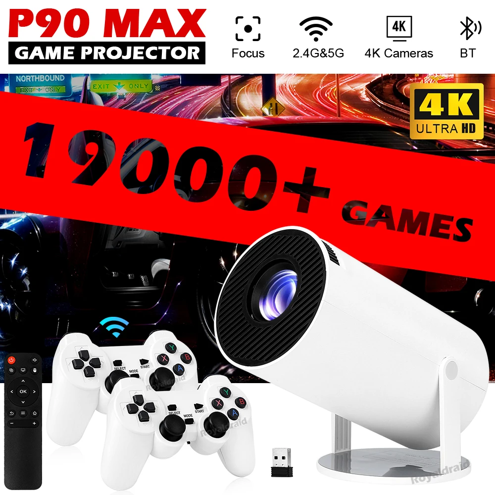 P90 Max Projektor Spiel 4K HD  – Retro Gaming And Projector Bewertung und Preis