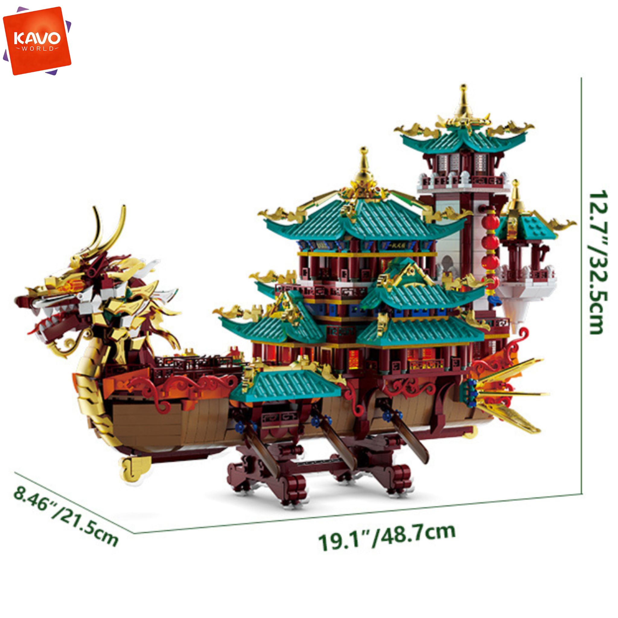 KAVOWORLD 2453-teiliger Drache – Retro Gaming Lego Bewertung und Preis