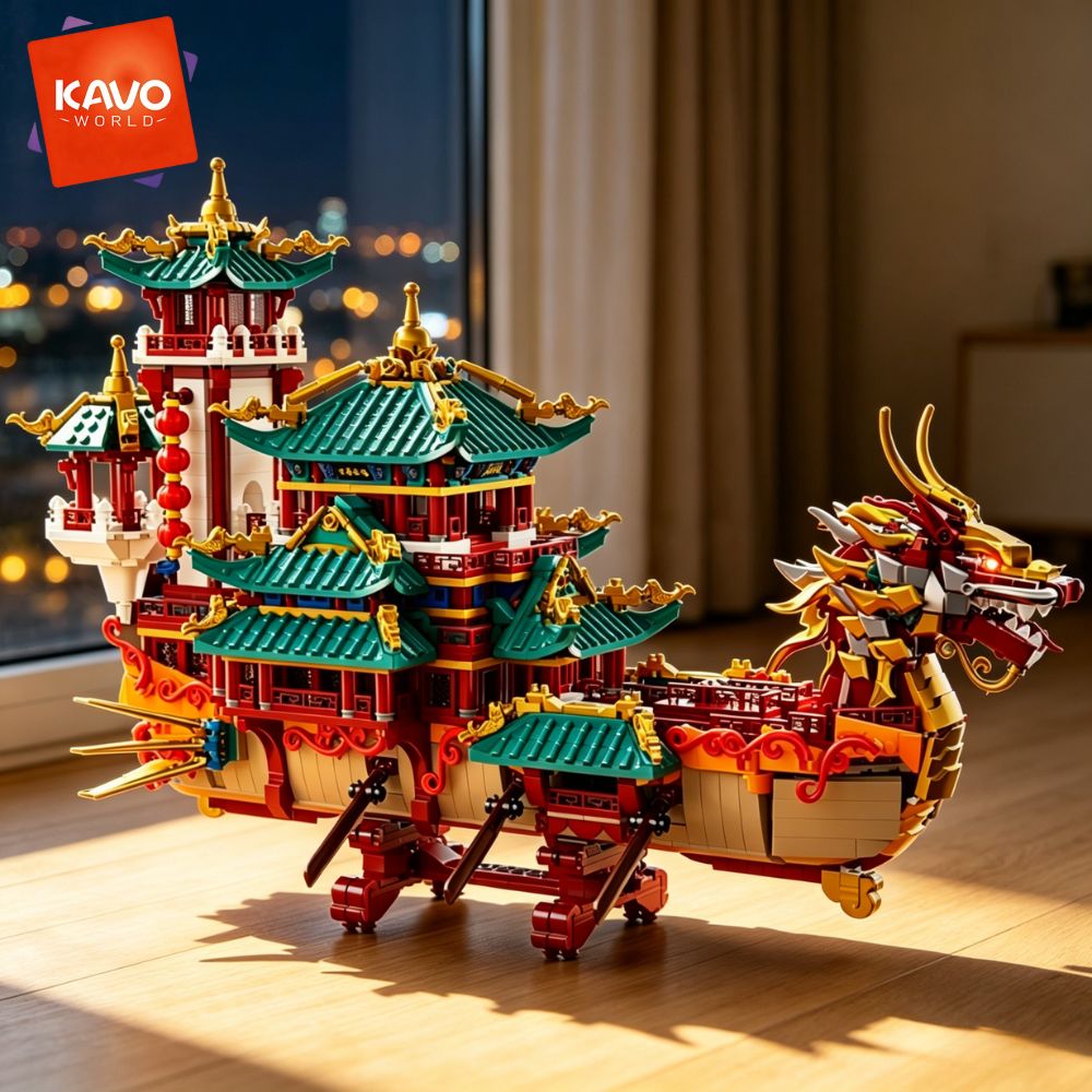 KAVOWORLD 2453-teiliger Drache – Retro Gaming Lego Bewertung und Preis