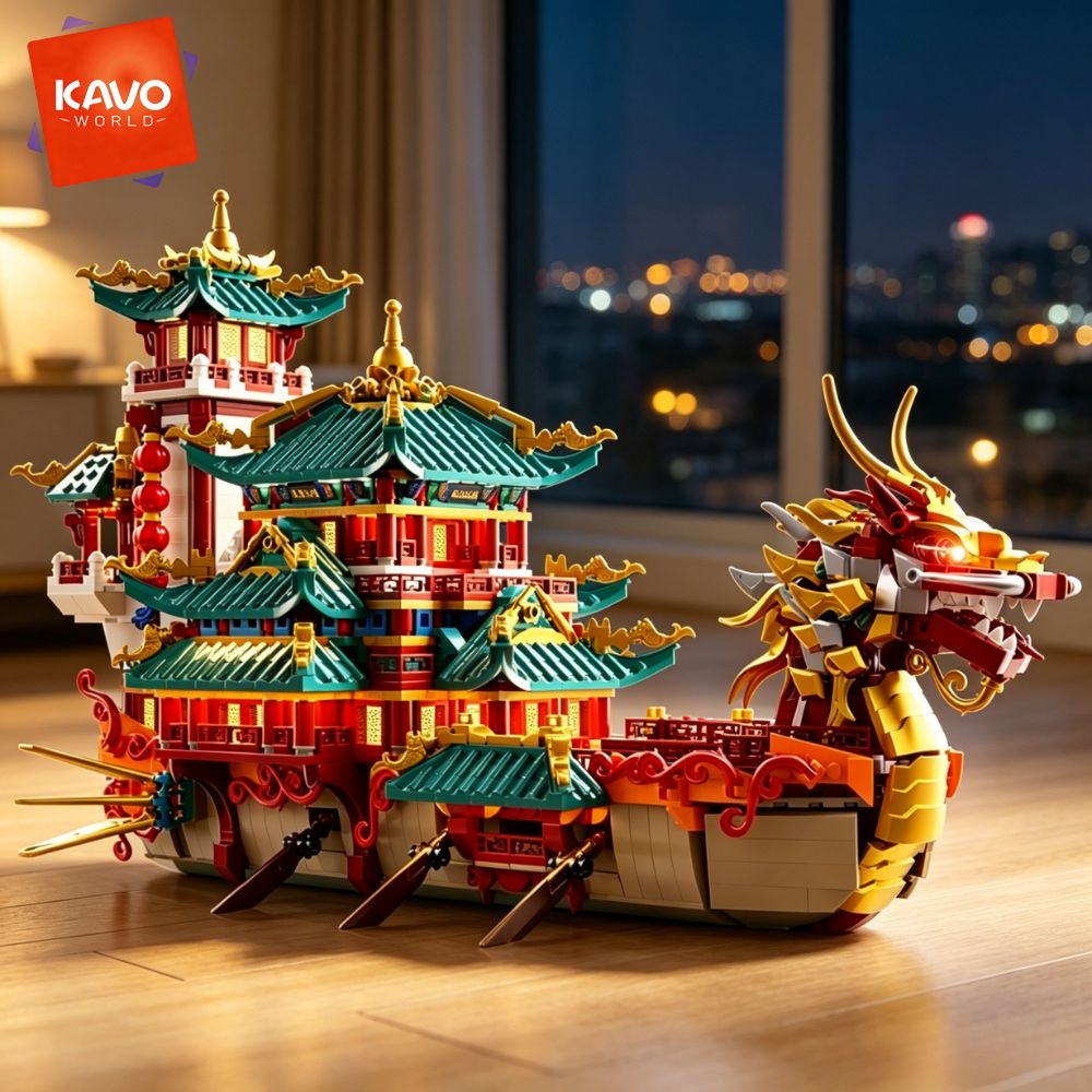 KAVOWORLD 2453-teiliger Drache – Retro Gaming Lego Bewertung und Preis