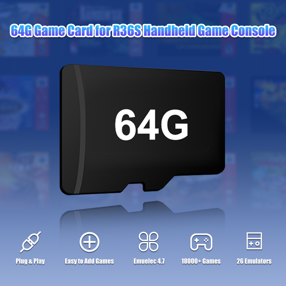 64G Game TF-Karte für R36S Vid – Retro Gaming R36S Bewertung und Preis