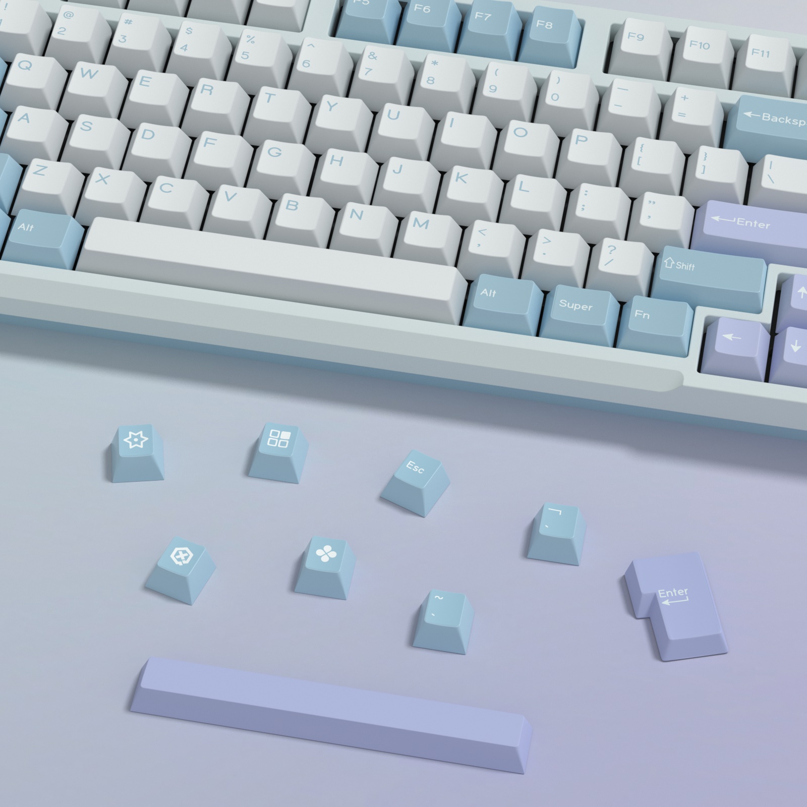 KBDiy GMK Illusion Keycap Cher – Retro Gaming Usb Bewertung und Preis