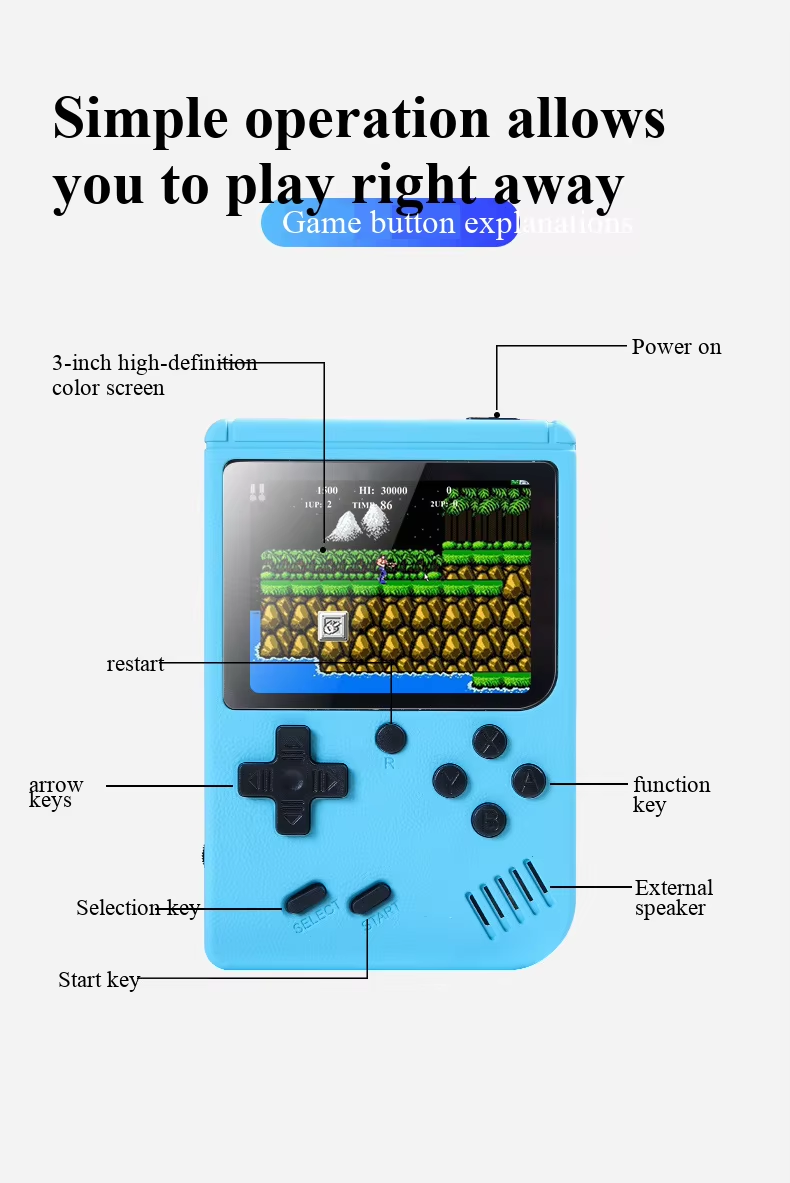 NEUE 3 Zoll Tragbare Retro Min – Retro Gaming Hub Bewertung und Preis