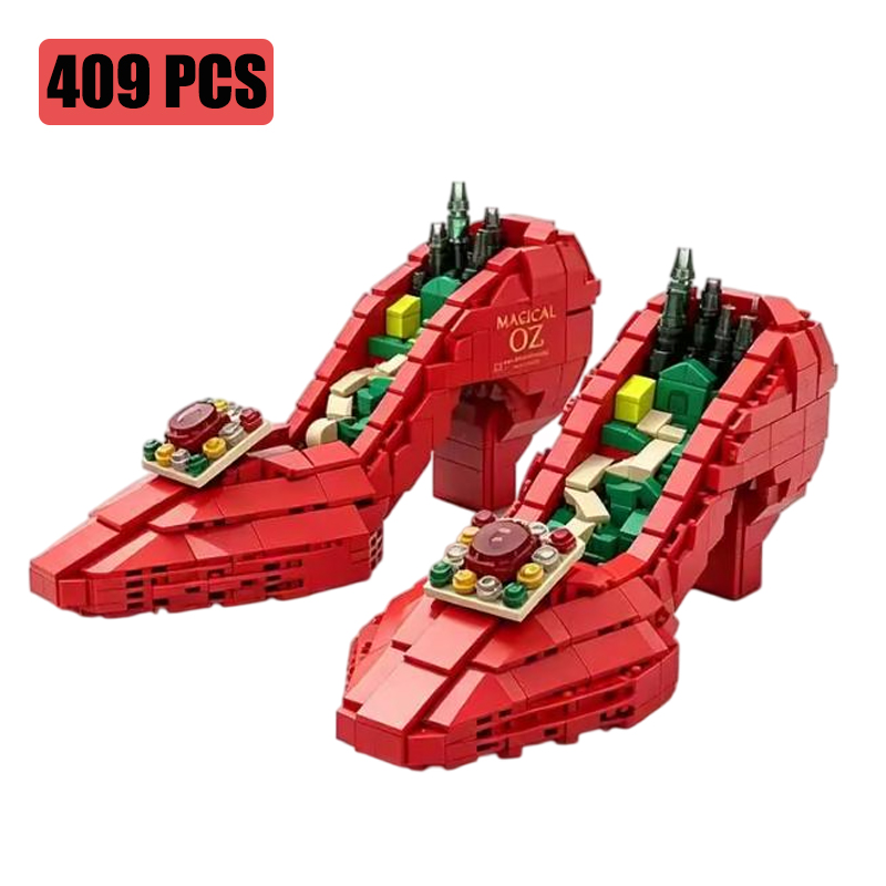 Rubinrote High-Heel-Schuhe Bau – Retro Gaming Lego Bewertung und Preis