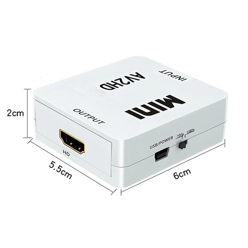 1080P Mini AV-zu-HDMI-Konverte – Retro Gaming And Projector Bewertung und Preis