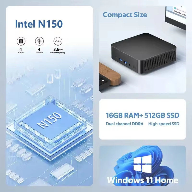 2026 Intel N150 Mini-PC Tragba – Retro Pc Gaming Bewertung und Preis